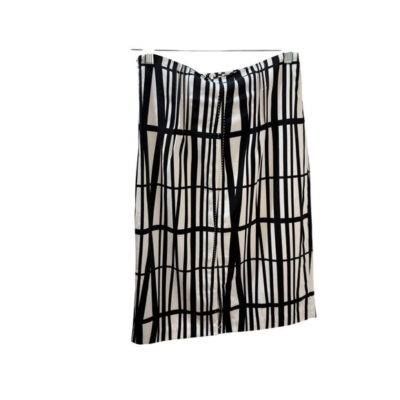Worthington Womens Black‎ & White Geometric Print Skirt Size 8 - Picture 8 of 12